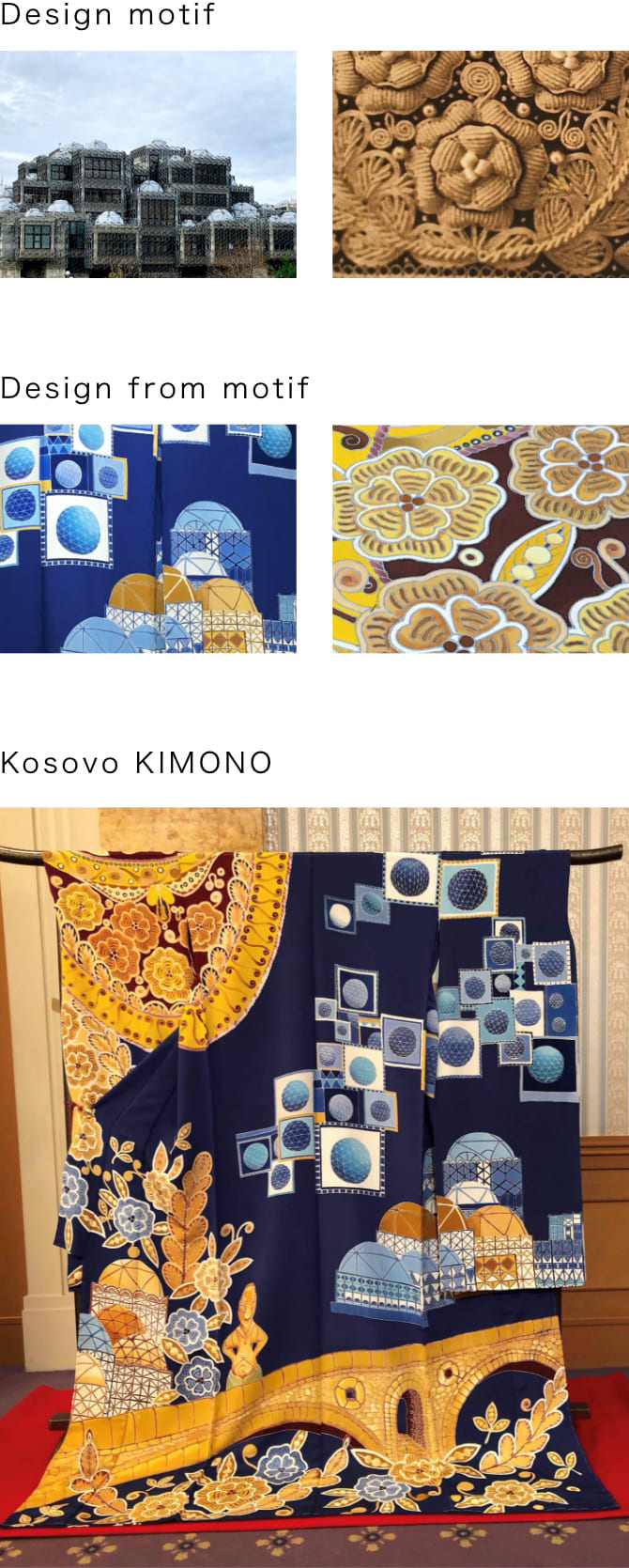 Kosovo KIMONO,motif,naoe kawamura